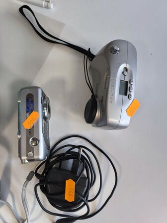 Ældre kameraer FUJI, HP & CANON