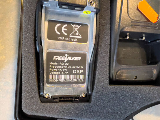 2 sæt håndradioer FREETALKER