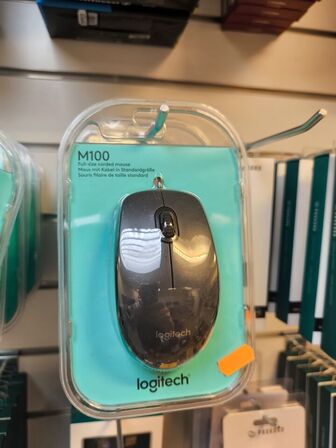 6 stk. LOGITECH M100 mus (ubrugt)