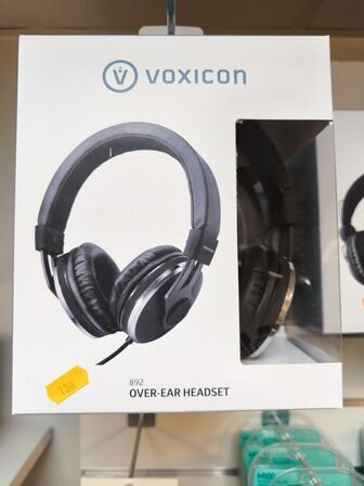 3 sæt VOXICON 892 hovedtelefoner (ubrugt)