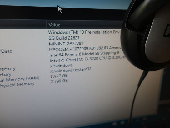 HP ProDesk | Intel i5-3470 | 8 GB | 480 GB SSD | HP 22" skærm