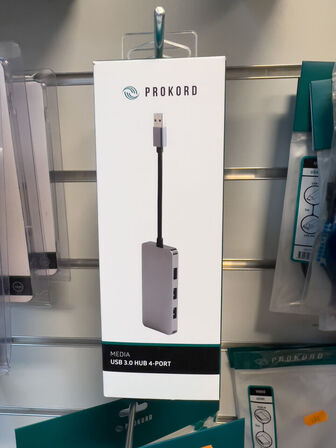 7 stk. PROKORD USB 3.0 Mini Hub (ubrugt)