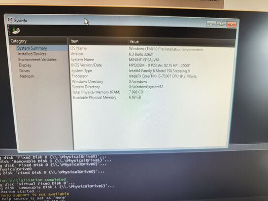HP ProDesk | Intel i5-7500 | 8 GB | 128 GB SSD