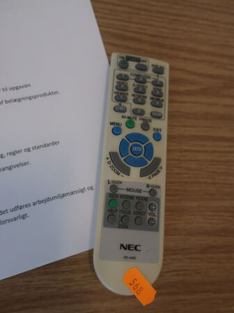 Projektor NEC ME311W inkl. lærred