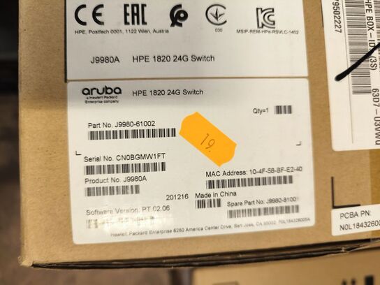 3 stk. netværksswitche (læs beskrivelse)