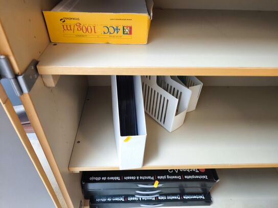 Div. linealer, passere, tegneudstyr m.v.