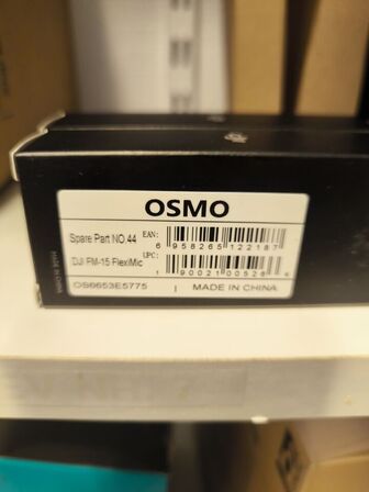 2 stk. DJI OSMO FM-15 FlexiMic mikrofoner (ubrugt)
