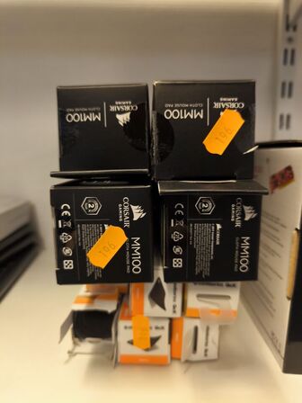 10 stk. musemåtter CORSAIR & STEELSERIES (ubrugt)