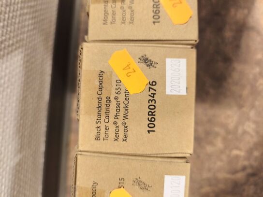 4 stk. toner XEROX til laserprinter bl.a. Phaser 6510