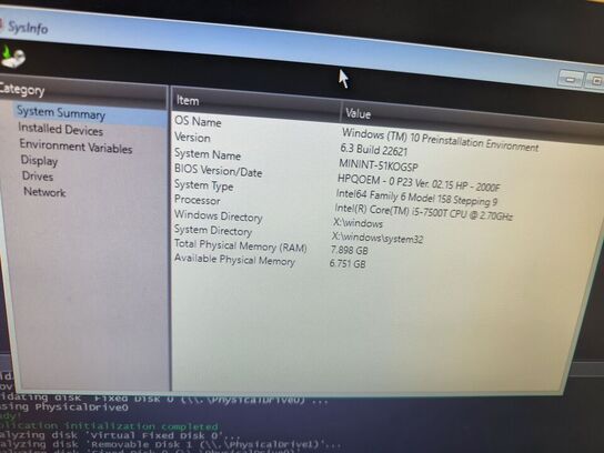 HP ProDesk | Intel i5-7500 | 8 GB | 128 GB SSD