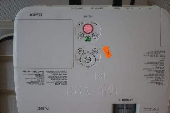 Projektor NEC ME311W inkl. lærred