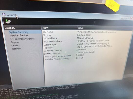 HP ProDesk | Intel i5-7500 | 8 GB | 128 GB SSD