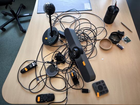 Konferencesæt LOGITECH m. fjernbetjening