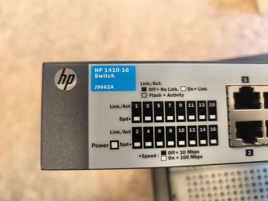 1 ks. m. div. netværksudstyr