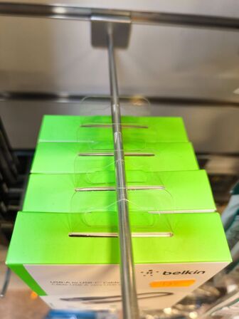 4 stk. BELKIN USB-A->USB-C adaptere (ubrugt)