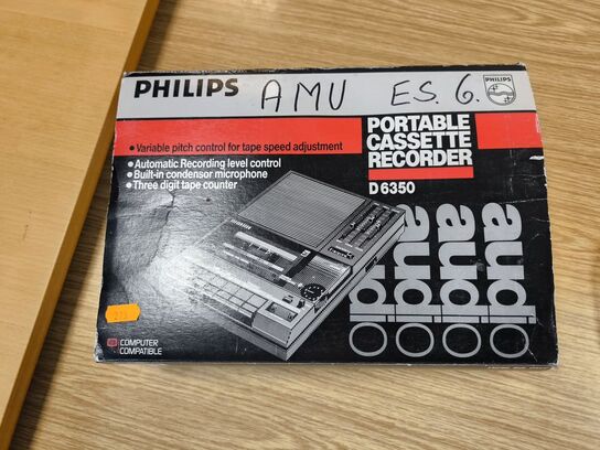 Retro PHILIPS D6350 båndmaskine