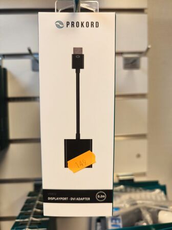 9 stk. PROKORD DisplayPort->DVI adaptere (ubrugt)