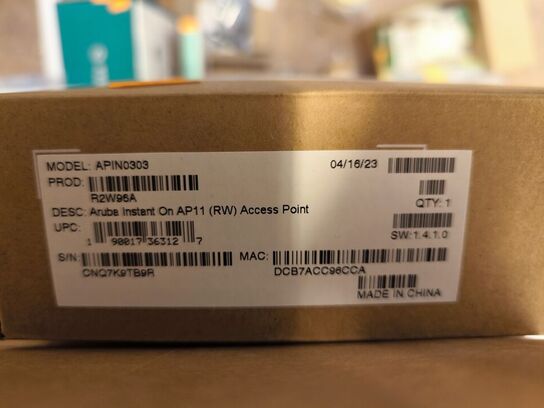 Accesspoint HP ARUBA AP11 Instant On (ubrugt)