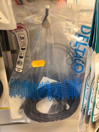 Div. DELTACO & PROKORD kabler (ubrugt) (se billeder)