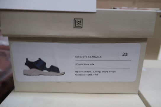 Liewood sandal Christi, Whale Blue mix - Str. 23