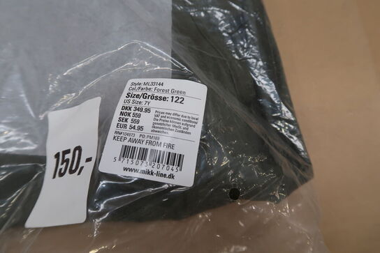 2 sæt Mikk-Line PU Regntøj - Str. 122 & 128