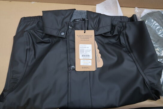 2 sæt Mikk-Line PU Regntøj - Str. 122 & 128