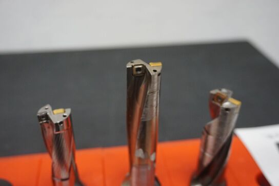 6 stk. Korthulsbor bl.a. Mitsubishi, Sandvik, Seco