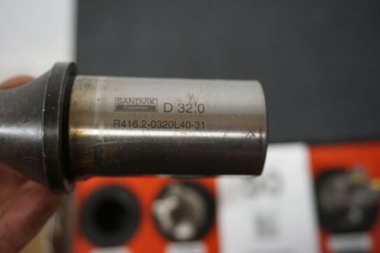 5 stk. Korthulsbor bl.a. Mitsubishi, Sandvik