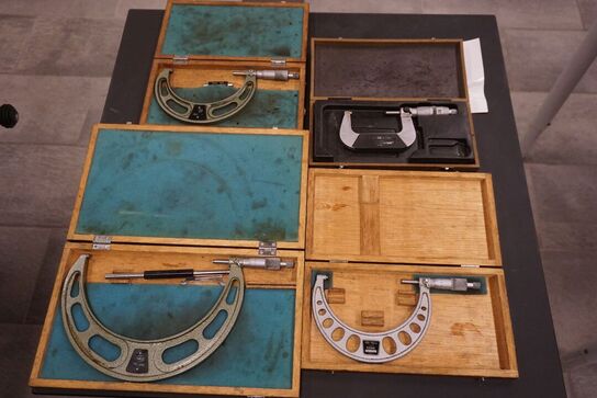 4 stk. mikrometer