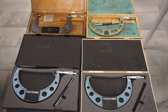 4 stk. mikrometer