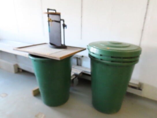 Dispenseranlæg og tønder