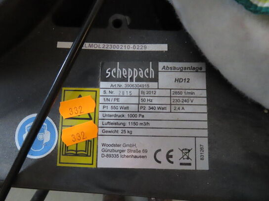 Spånsuger.  SCHEPPACH