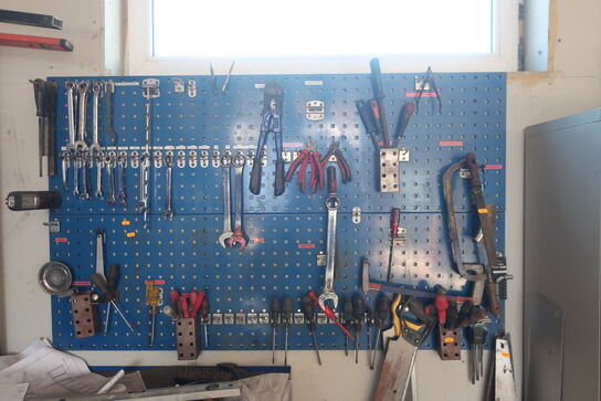 Værktøjstavle med div. Værktøj