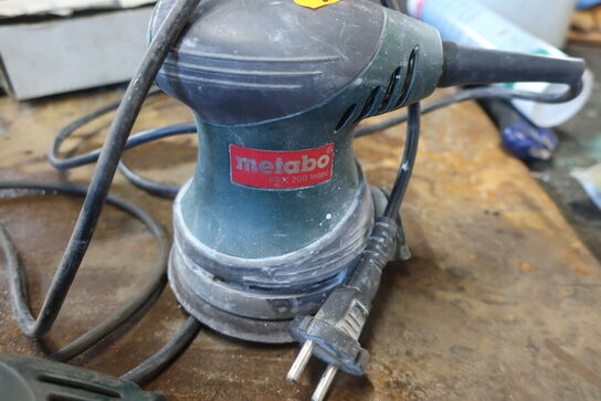 Ligesliber METABO GE 700, slibemaskine METABO FSX 200 Intec