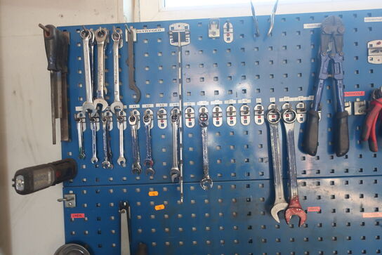 Værktøjstavle med div. Værktøj