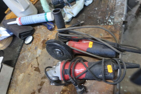 2 stk. vinkelslibere MILWAUKEE AG 800-125 E