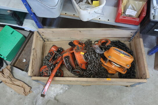 3 stk. kæde/skraldetaljer