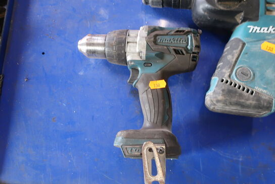 2 stk. akku håndværktøj MAKITA DHR264, DHP481