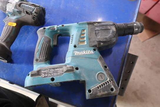 2 stk. akku håndværktøj MAKITA DHR264, DHP481