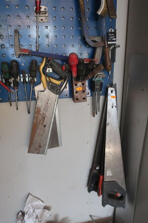 Værktøjstavle med div. Værktøj