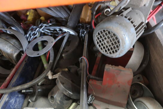 Palle med div. El-kædetaljer m.m.