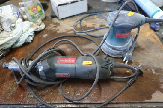 Ligesliber METABO GE 700, slibemaskine METABO FSX 200 Intec