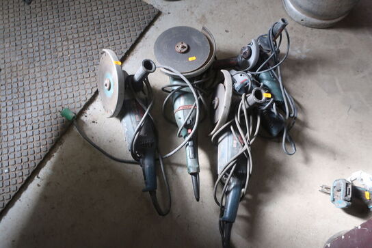 4 stk. vinkelslibere BOSCH m.fl.