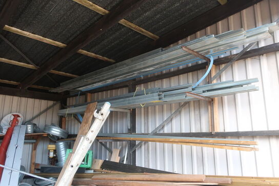 Gearkasseløfter, div. jern, træ, udsugningsdele m.m.