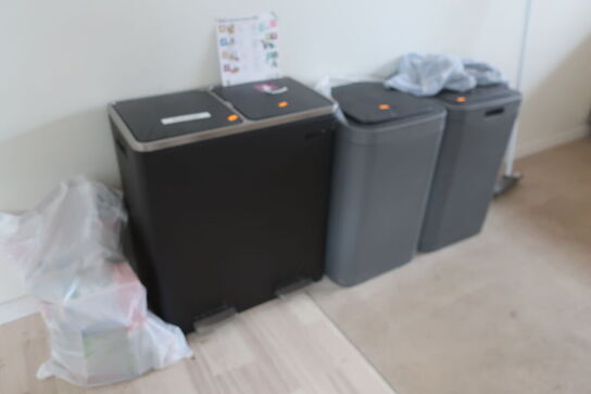 3 stk. skraldespande