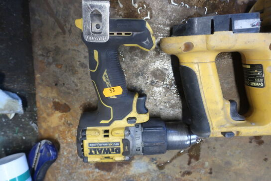 2 stk. akku håndværktøj DEWALT 