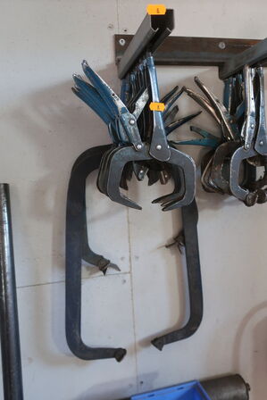 Div. Svejsetænger samt støttebuk