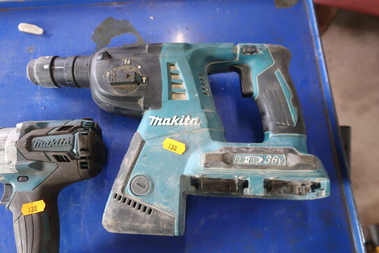 2 stk. akku håndværktøj MAKITA DHR264, DHP481