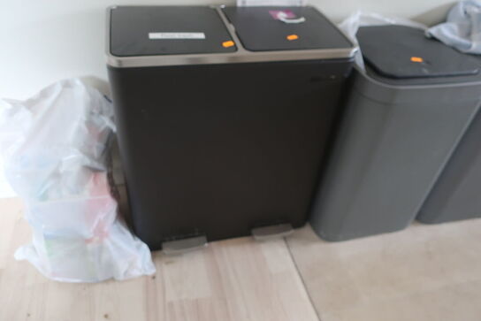 3 stk. skraldespande