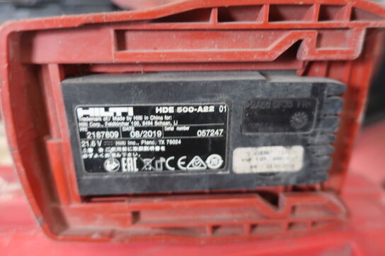 Akku injektionspistol HILTI HDE 500-A22